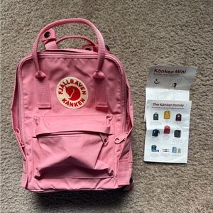 NWOT KÅNKEN MINI Backpack Pink